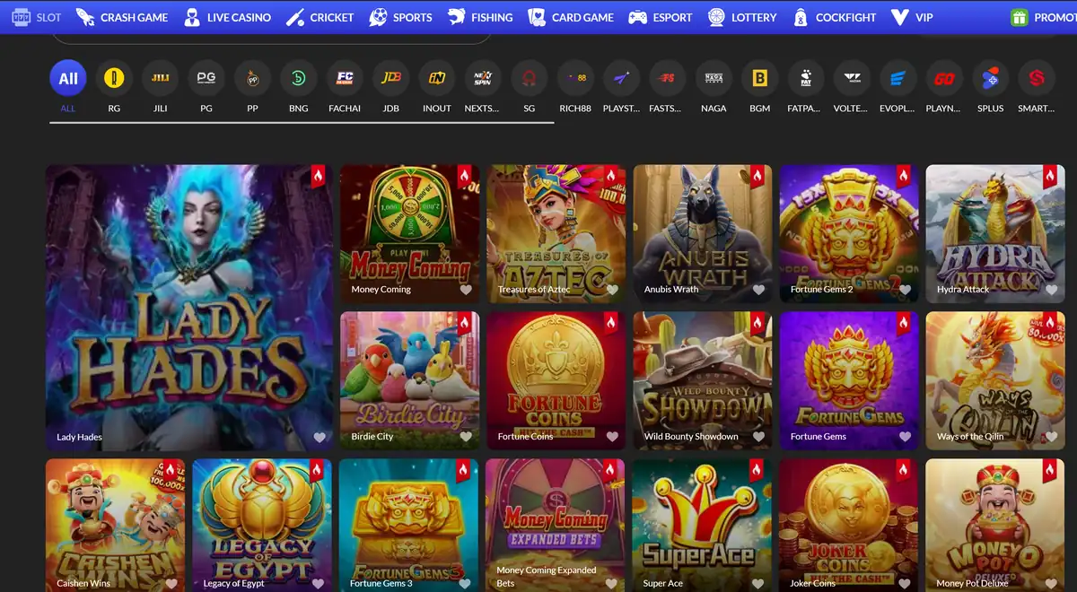 NEP9 slots and games lobby — JILI, PG Soft, Pragmatic Play, PlayNGo featured titles for Nepali players